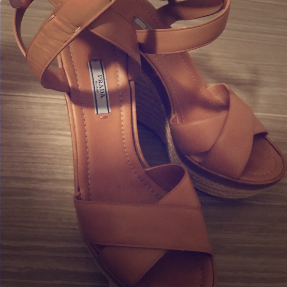 Prada wedges